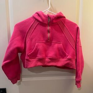 Girls Scuba-Inspired hoodie, cropped